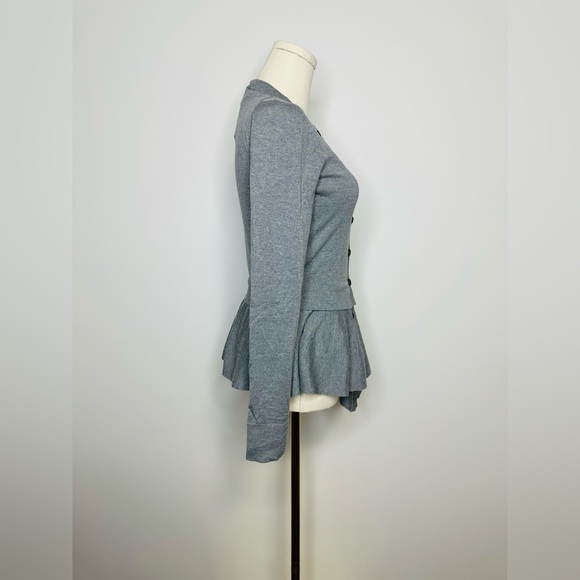 Alexander McQueen Peplum Knit Cardigan - Picture 9 of 12